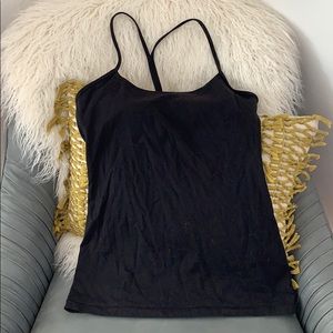 Lululemon built in bra tank sz 8